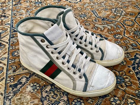 drip gucci high top|mr porter Gucci high top sneakers.